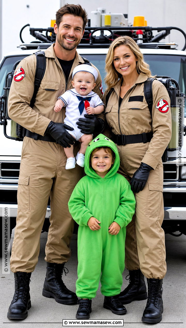 Ghostbusters Family Costume - 45 family costume ideas