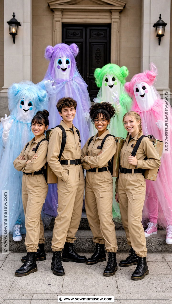 Ghostbusters Team Group Costume - 40 Group Halloween Costumes for Teens