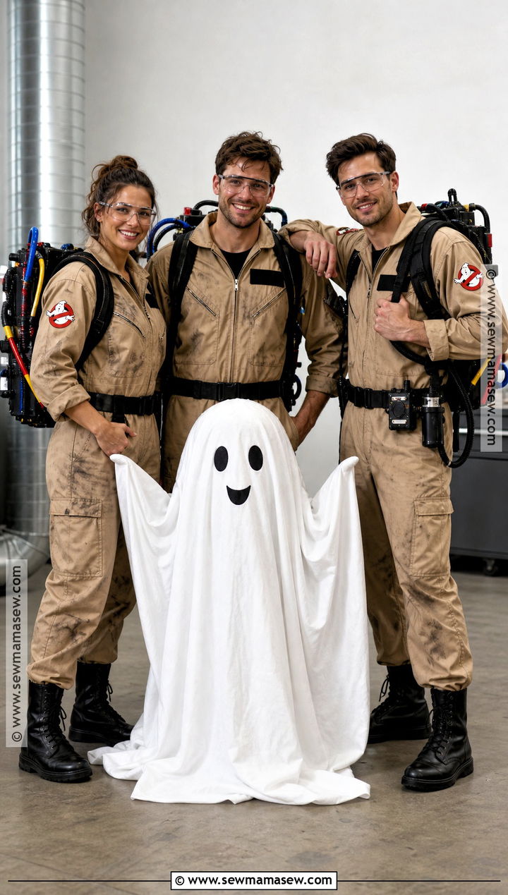 Ghostbusters Trio Costume - 30 simple trio halloween costumes