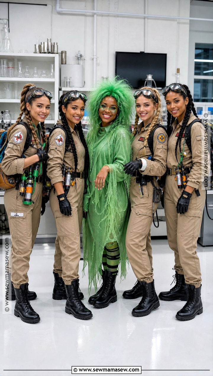 Ghostbusters Women Group Costume - 35 girl group halloween costumes