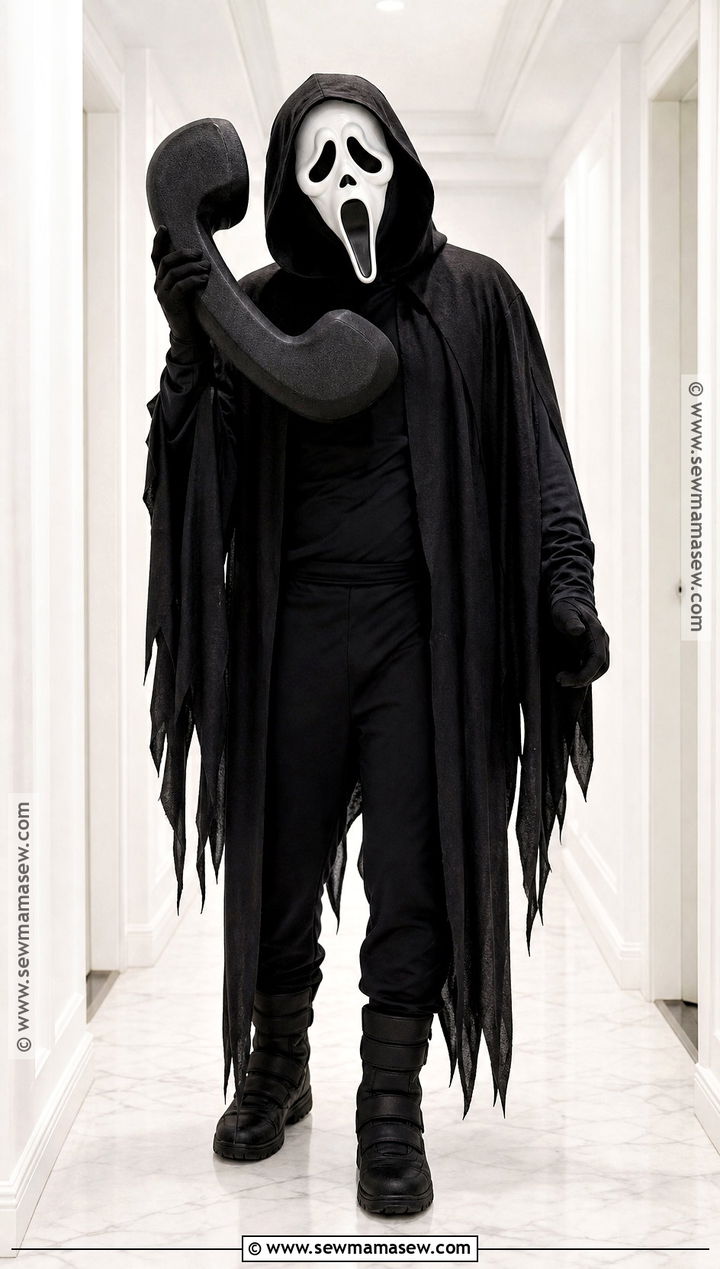 Ghostface Inspired Caller Costume - 45 scary costumes