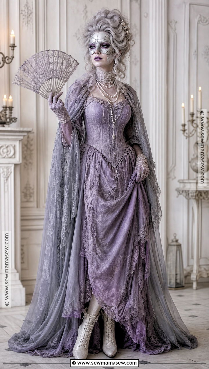 Ghostly Countess Masquerade Costume - 35 masquerade halloween costumes