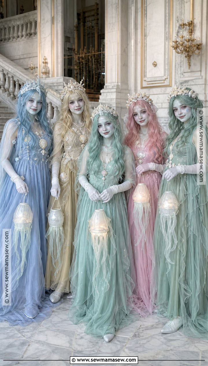 Ghostly Disney Princess Group Costume - 30 disney princess group costumes