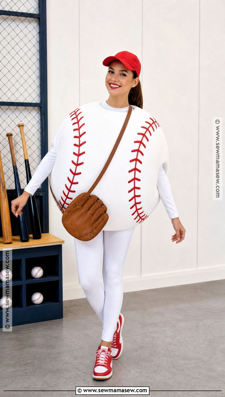 Giant Baseball Costume - 30 baseball costume ideas