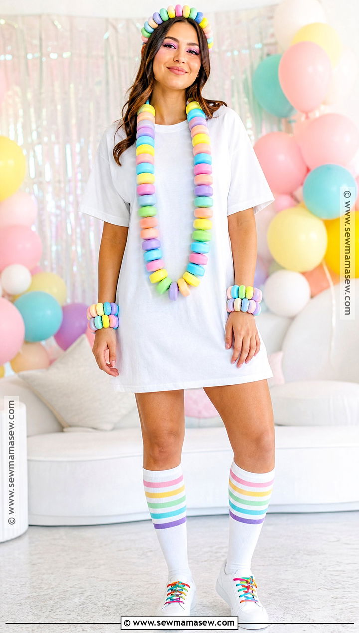 Giant Candy Necklace Costume - 30 Candy Costume Ideas for Women