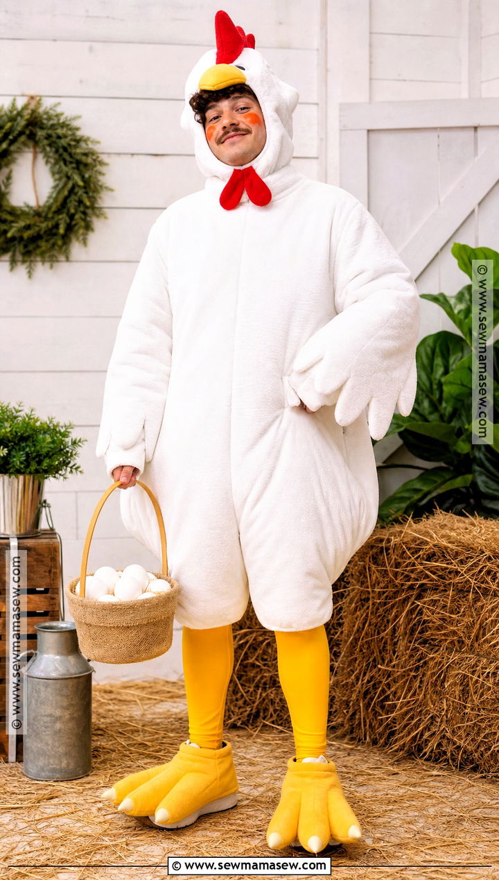 Giant Chicken Costume - 45 male halloween costumes