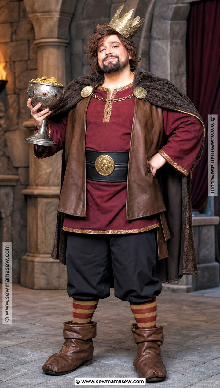 Giant King Costume With Gold Crown - 30 jack and the beanstalk costume ideas