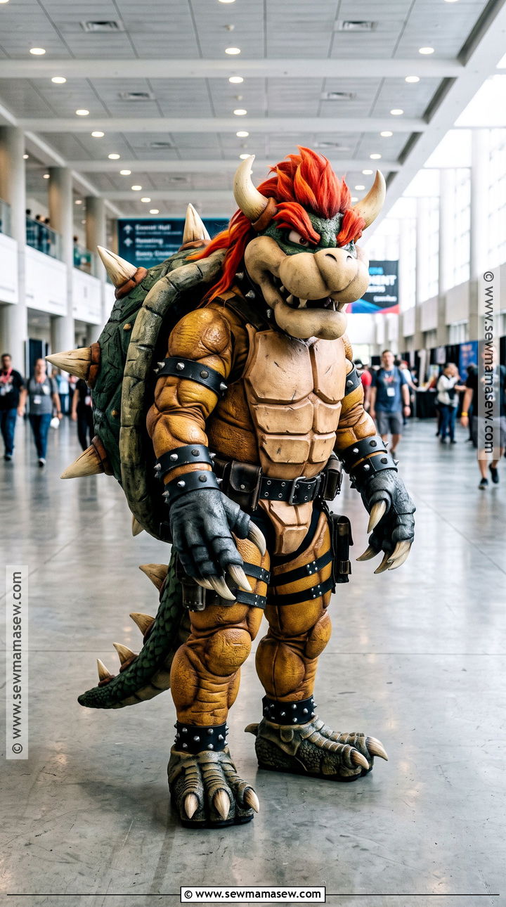 Giga Bowser Cosplay With Oversized Armor - 30 bowser cosplay ideas