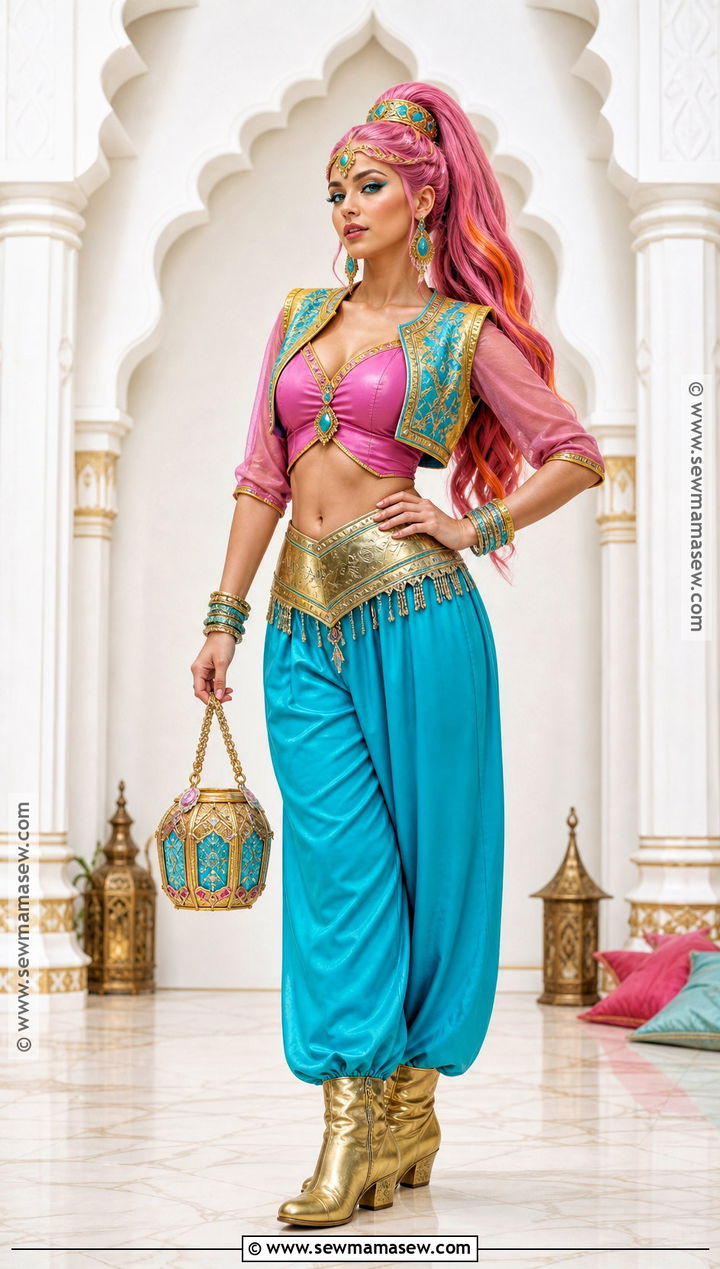Gigi Grant Costume With Genie Pants - 35 Monster High Dolls Costume Ideas