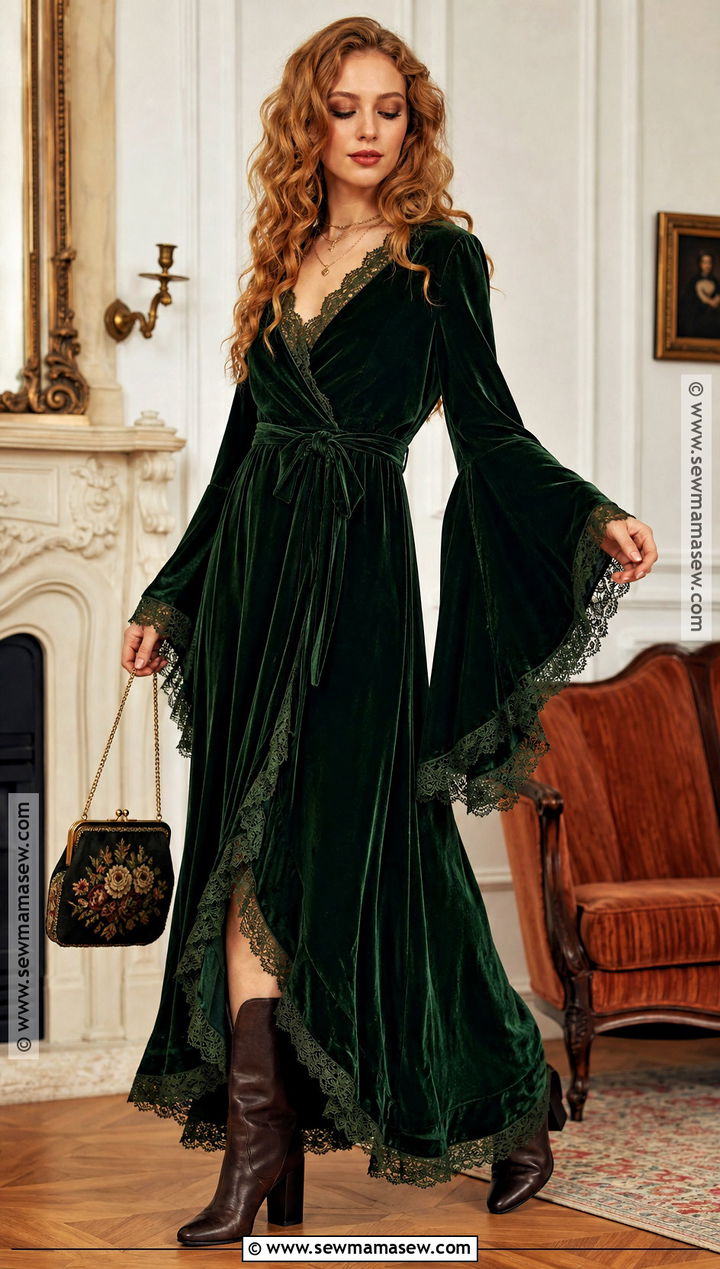 Gillian Owens Green Velvet Dress Costume - 30 practical magic costume ideas