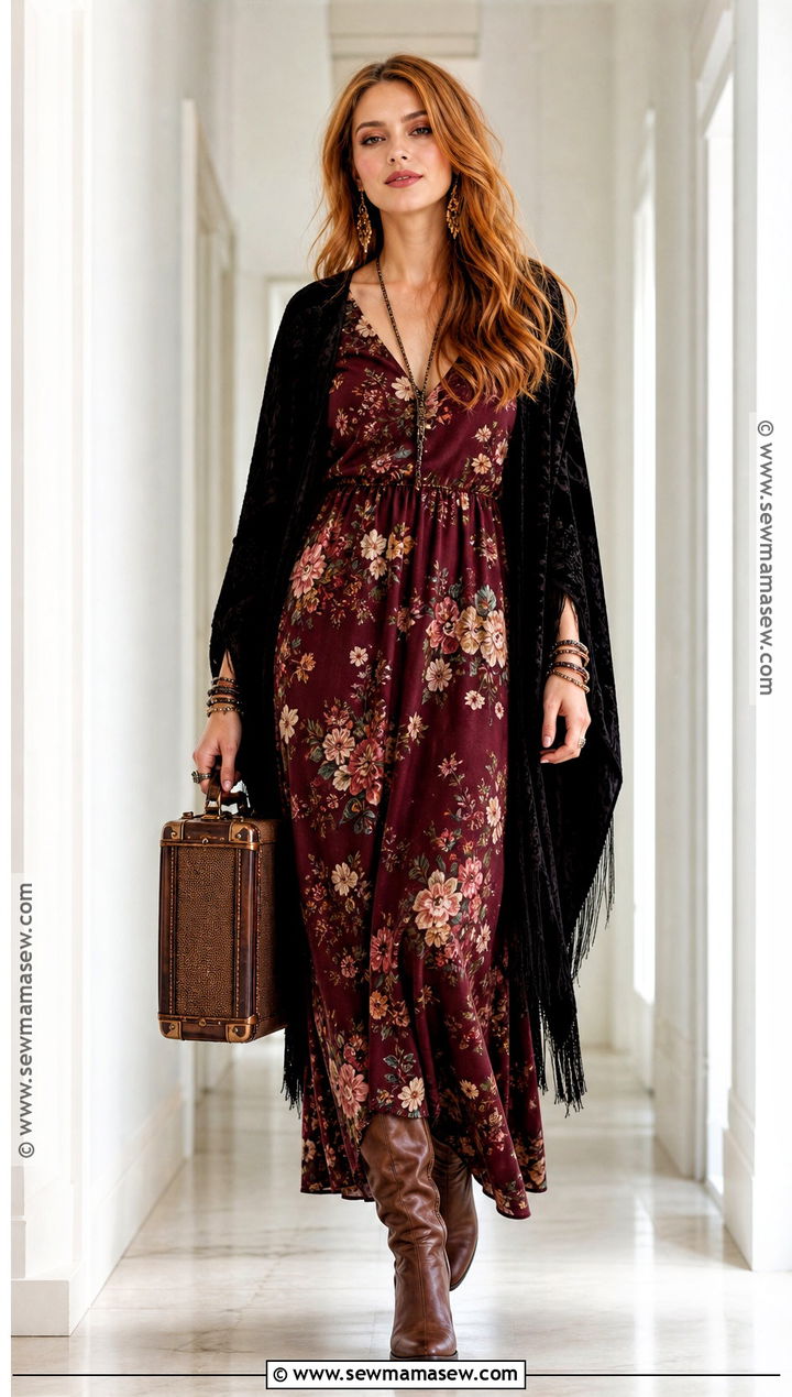Gillian Owens Red Floral Dress Costume - 30 practical magic costume ideas