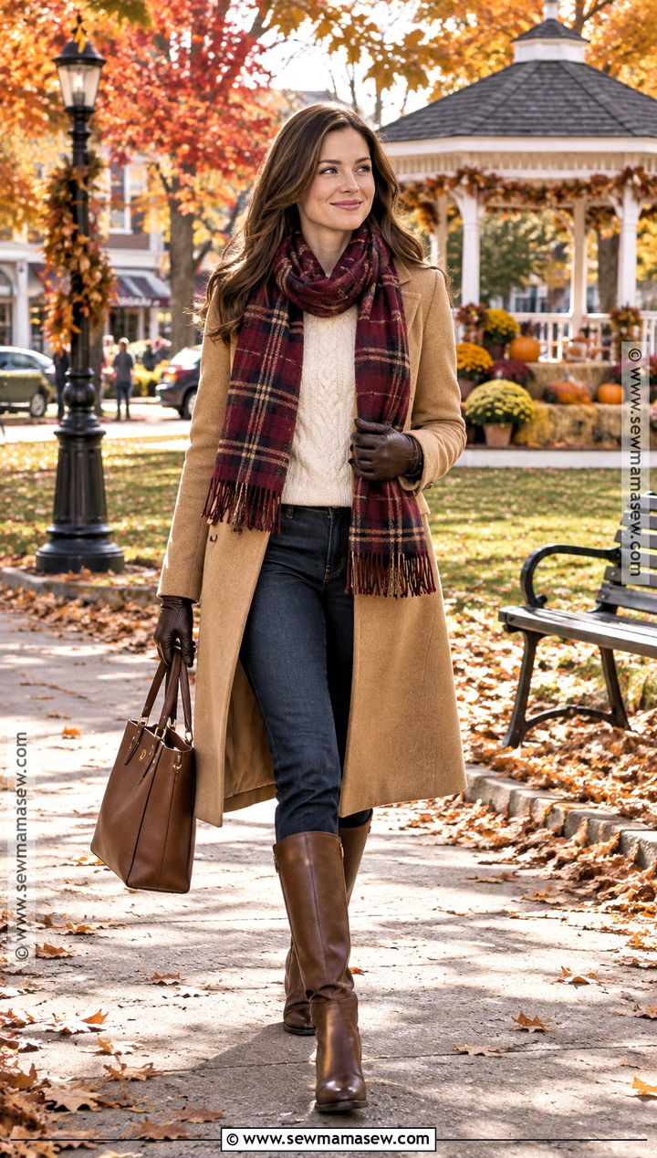 Gilmore Girls Fall Coat And Scarf Outfit - 20 Gilmore Girls Fall Outfits