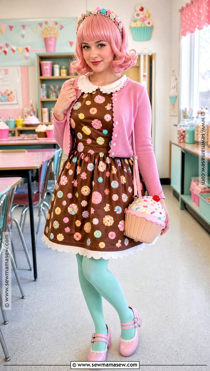 Ginger Breadhouse Costume With Candy Dress - 35 Ever After High Costumes