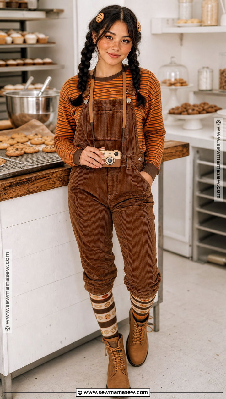 Ginger Snap Costume With Brown Overalls - 35 strawberry shortcake characters costumes