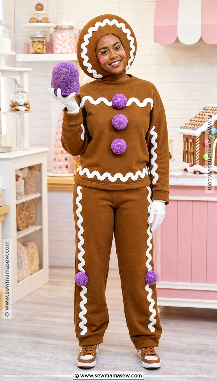 Gingy Costume With Brown Cookie Outfit - 30 shrek characters costumes