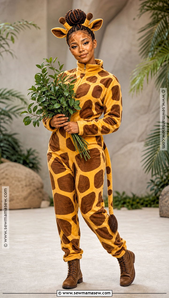Giraffe Costume With Spotted Outfit - 35 animal costume ideas