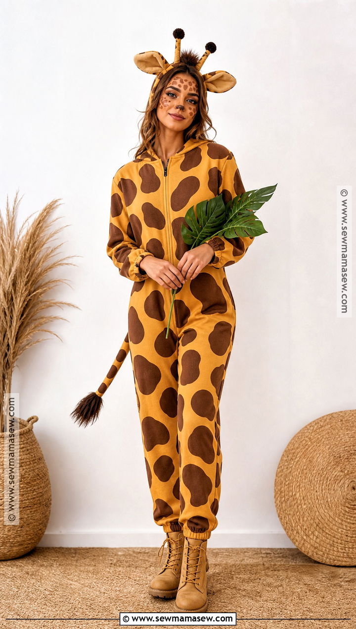Giraffe Halloween Costume - 40 animal halloween costumes