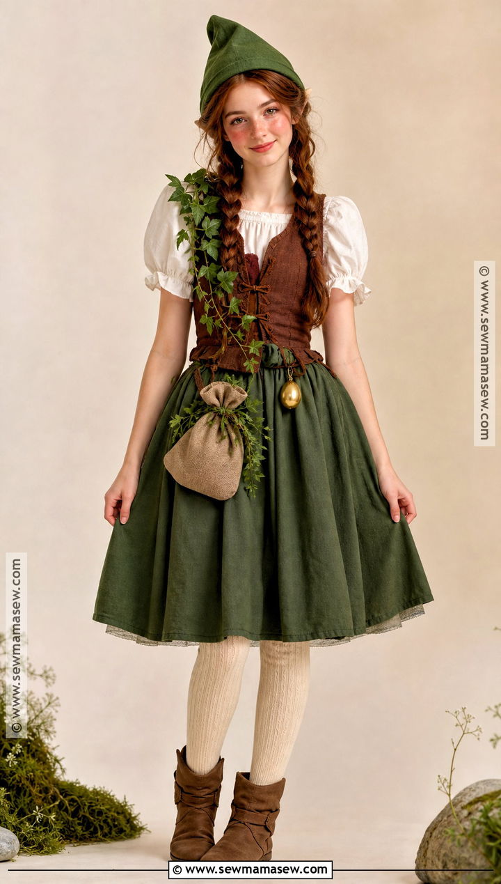 Girl Jack Costume With Green Skirt - 30 jack and the beanstalk costume ideas