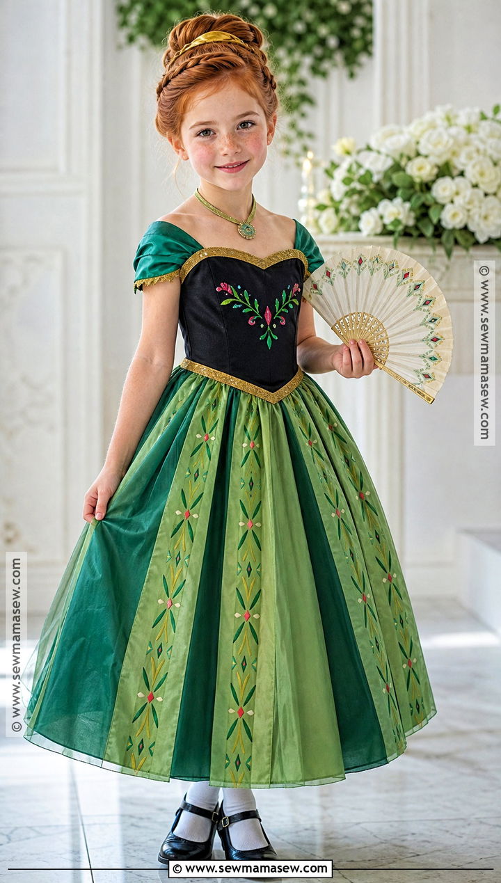 Girls Anna Coronation Costume - 40 anna frozen costume ideas