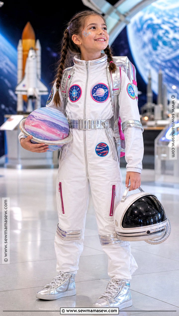 Girls Astronaut Costume - 35 girls halloween costumes for kids