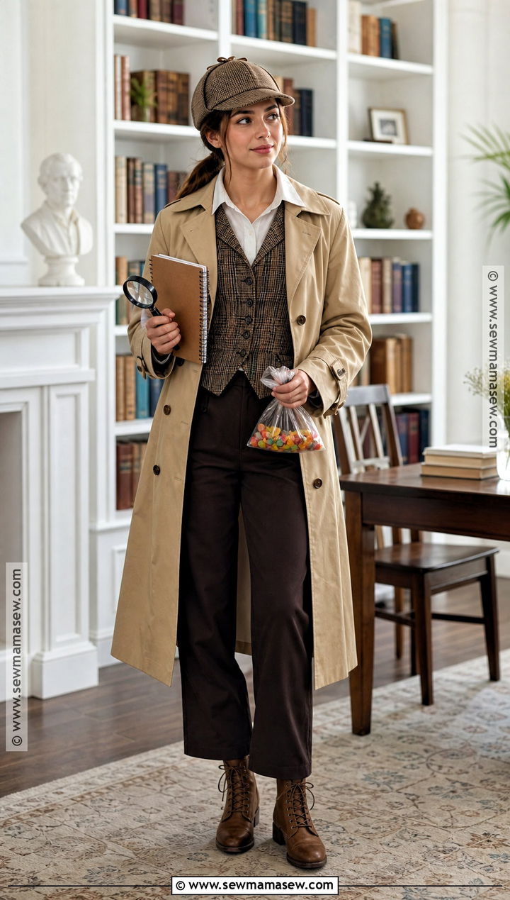 Girls Detective Costume - 35 girls halloween costumes for kids