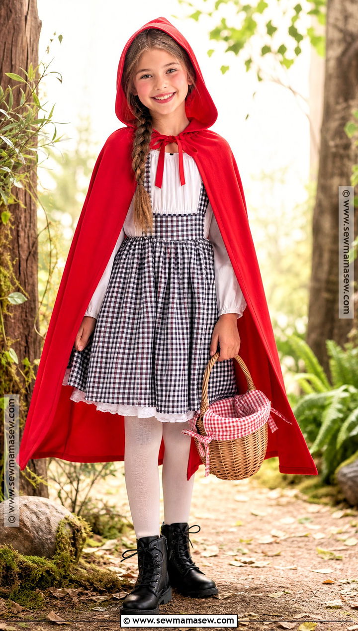 Girls Little Red Riding Hood Costume - 30 girls costumes