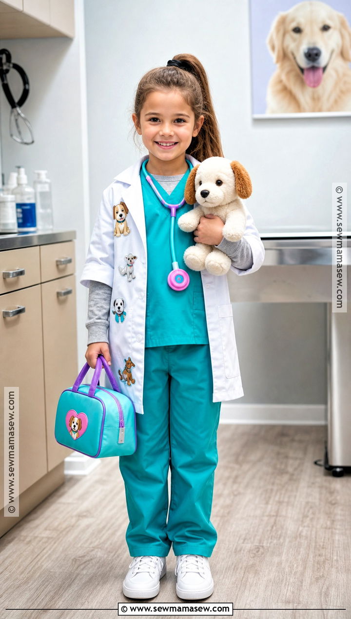 Girls Veterinarian Costume - 35 girls halloween costumes for kids