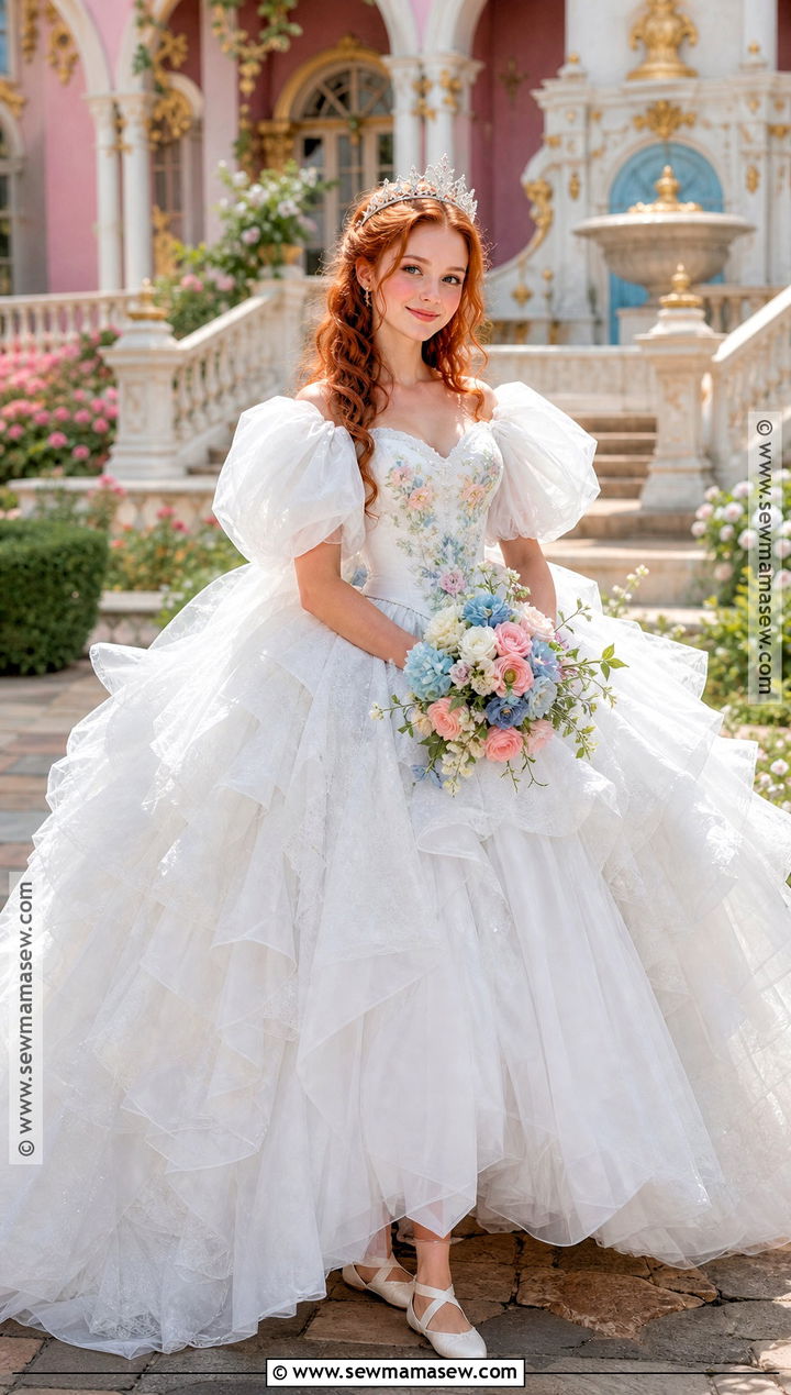 Giselle Wedding Dress Costume - 40 disney princess halloween costumes