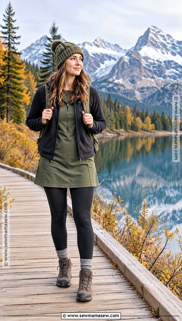 Glacier National Park Hiking Dress Outfit - 15 Glacier National Park Outfit Fall Ideas