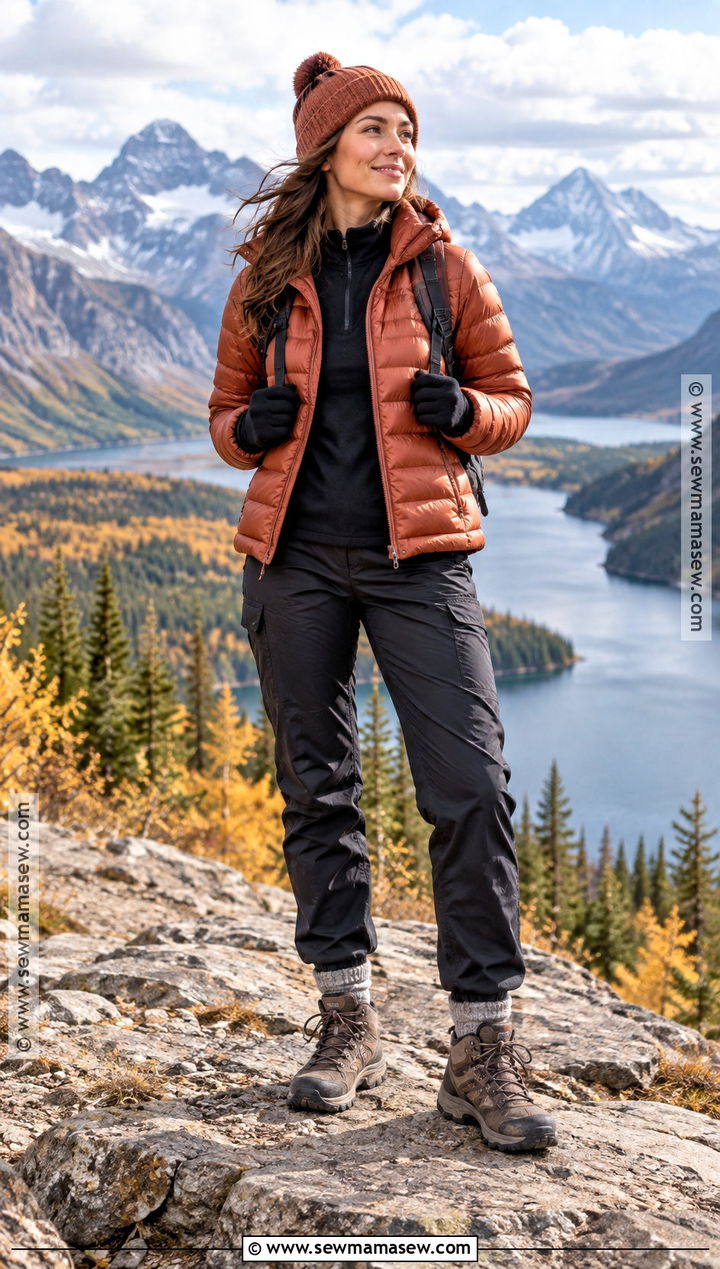 Glacier National Park Packable Puffer Outfit - 15 Glacier National Park Outfit Fall Ideas