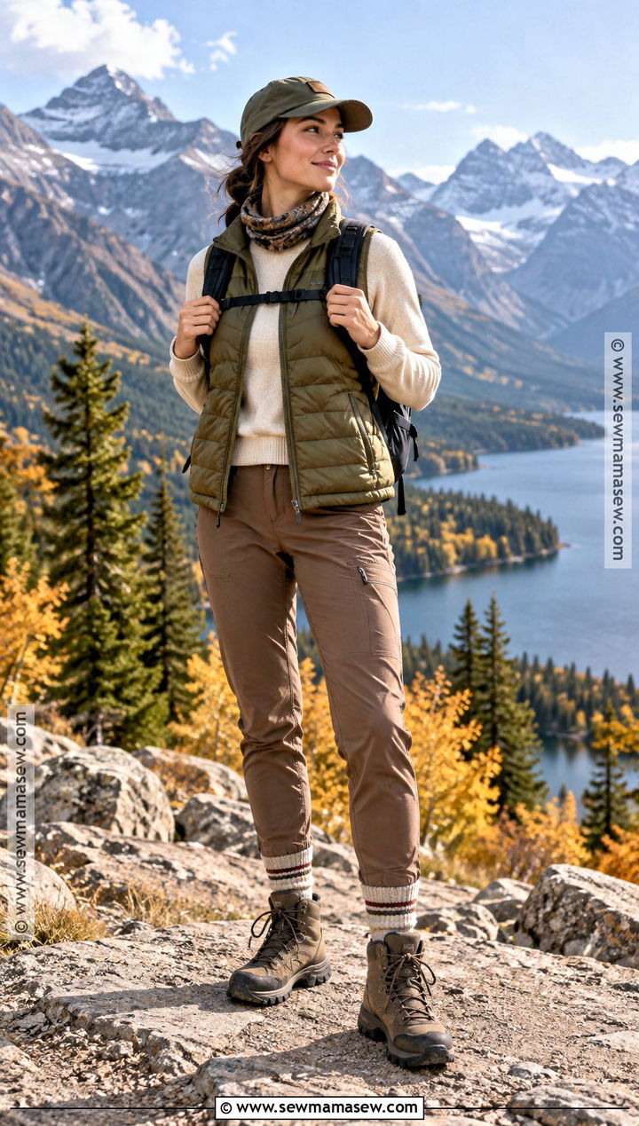 Glacier National Park Quilted Vest Outfit - 15 Glacier National Park Outfit Fall Ideas
