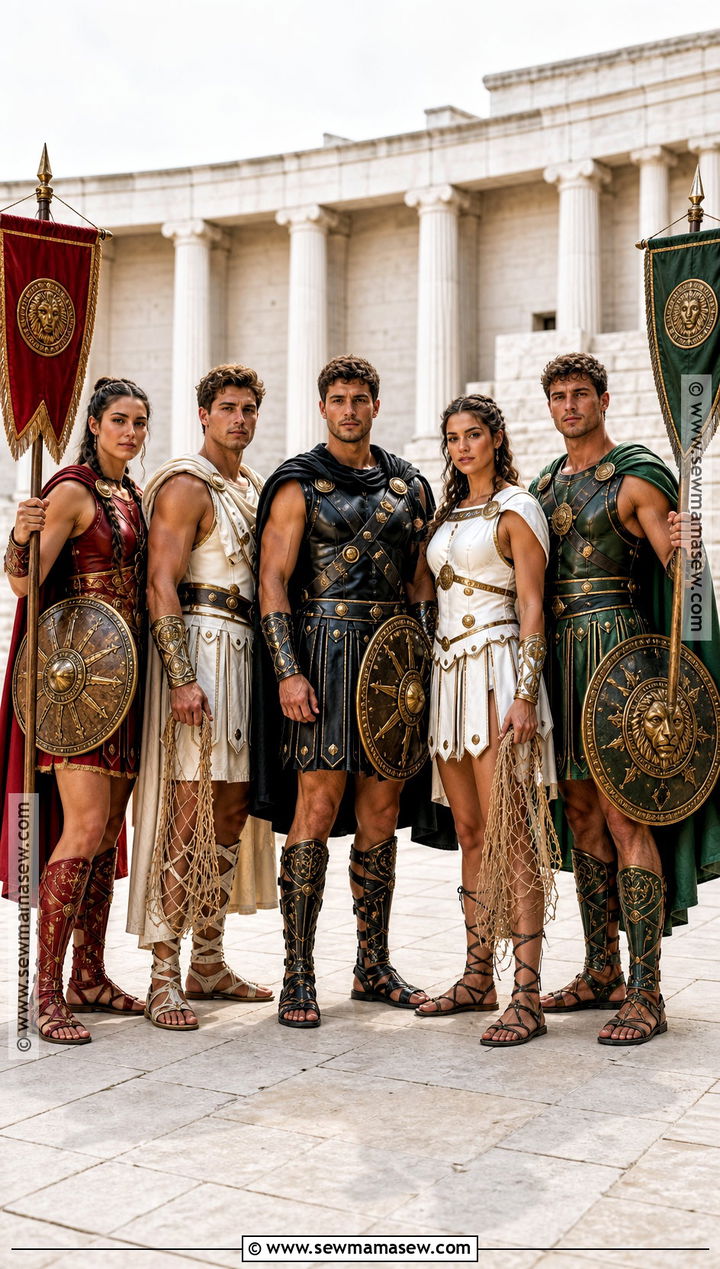 Gladiator Group Costume - 30 gladiator costume ideas