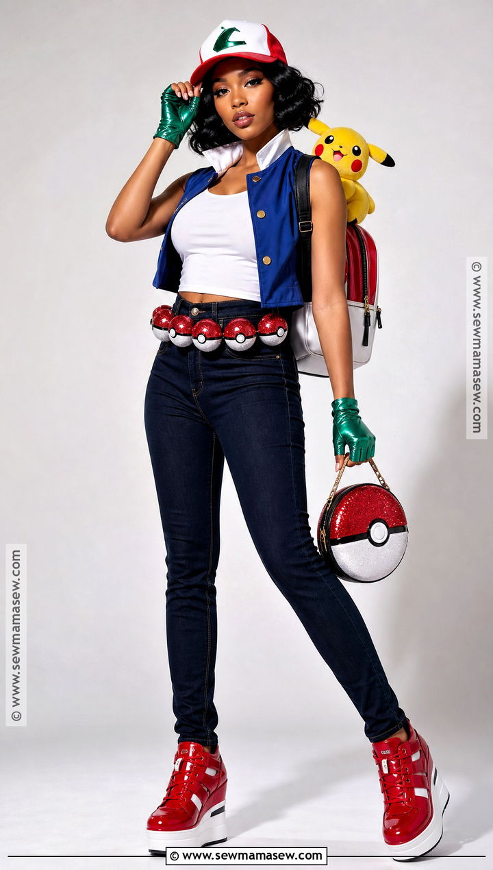 Glam Ash Ketchum Costume - 30 ash costume ideas