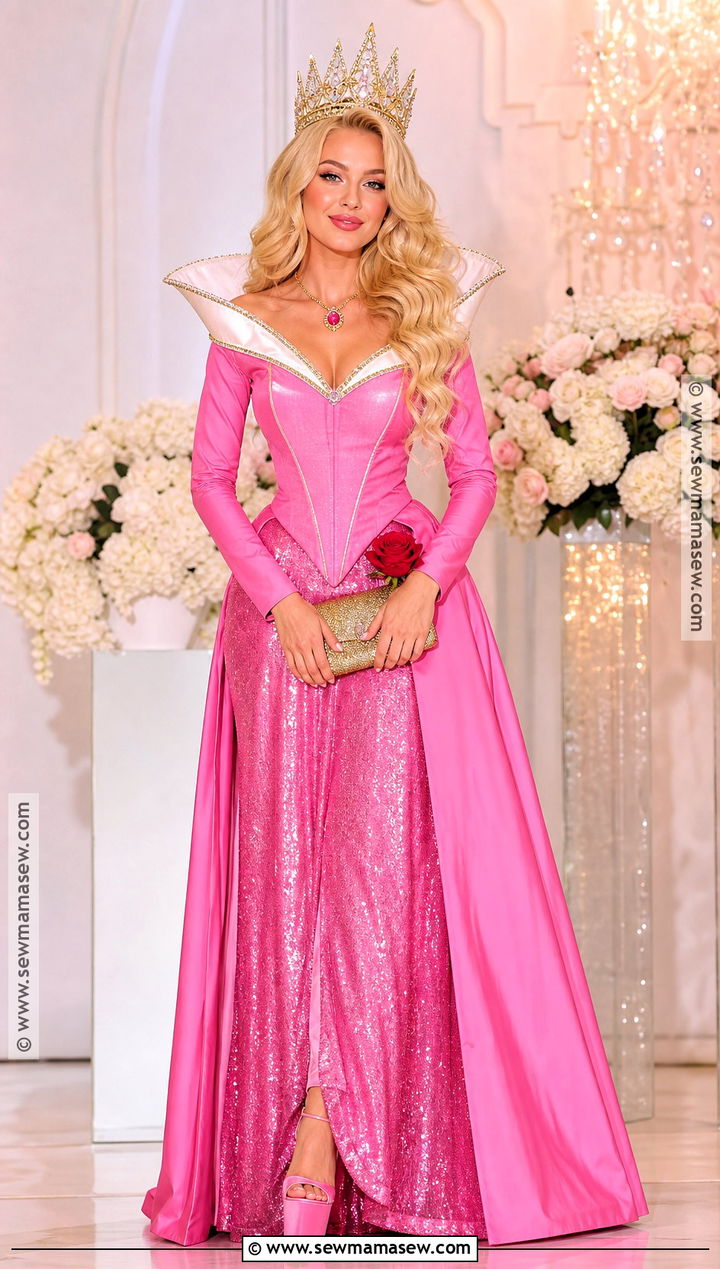 Glam Aurora Costume - 35 Aurora Sleeping Beauty Costume Ideas