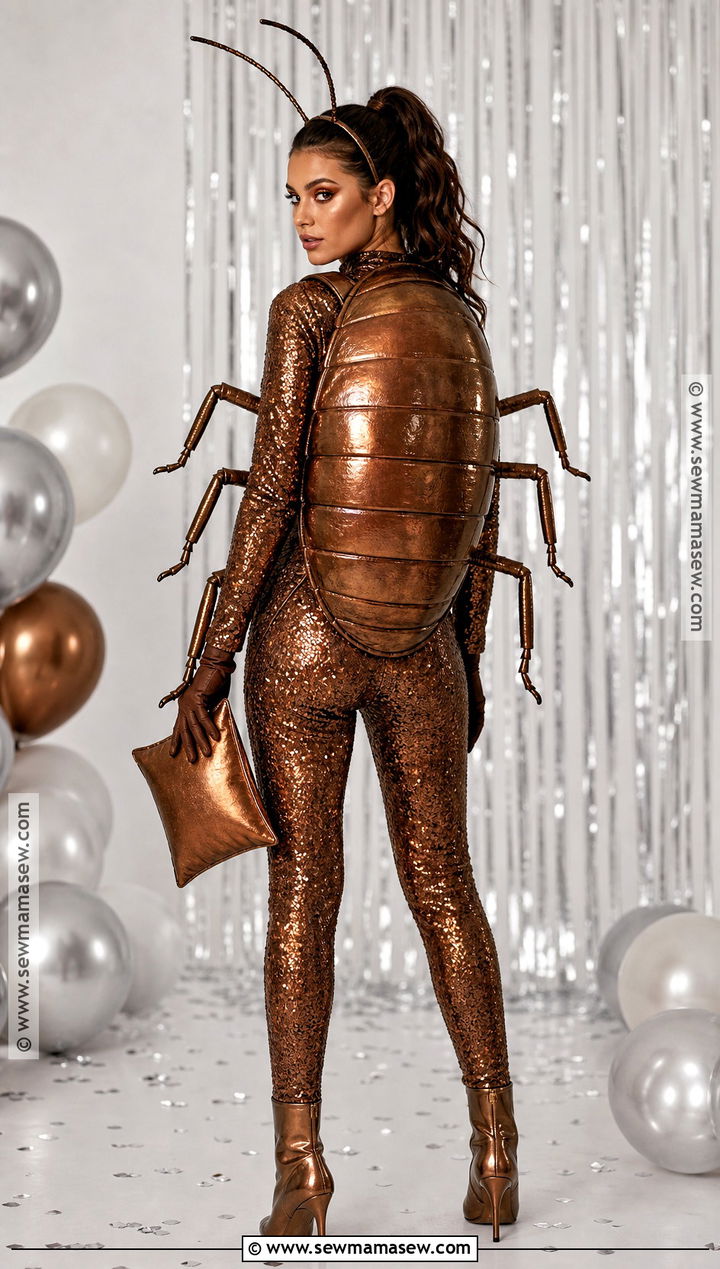 Glam Bed Bug Costume With Sequins - 30 Bed Bug Halloween Costume Ideas