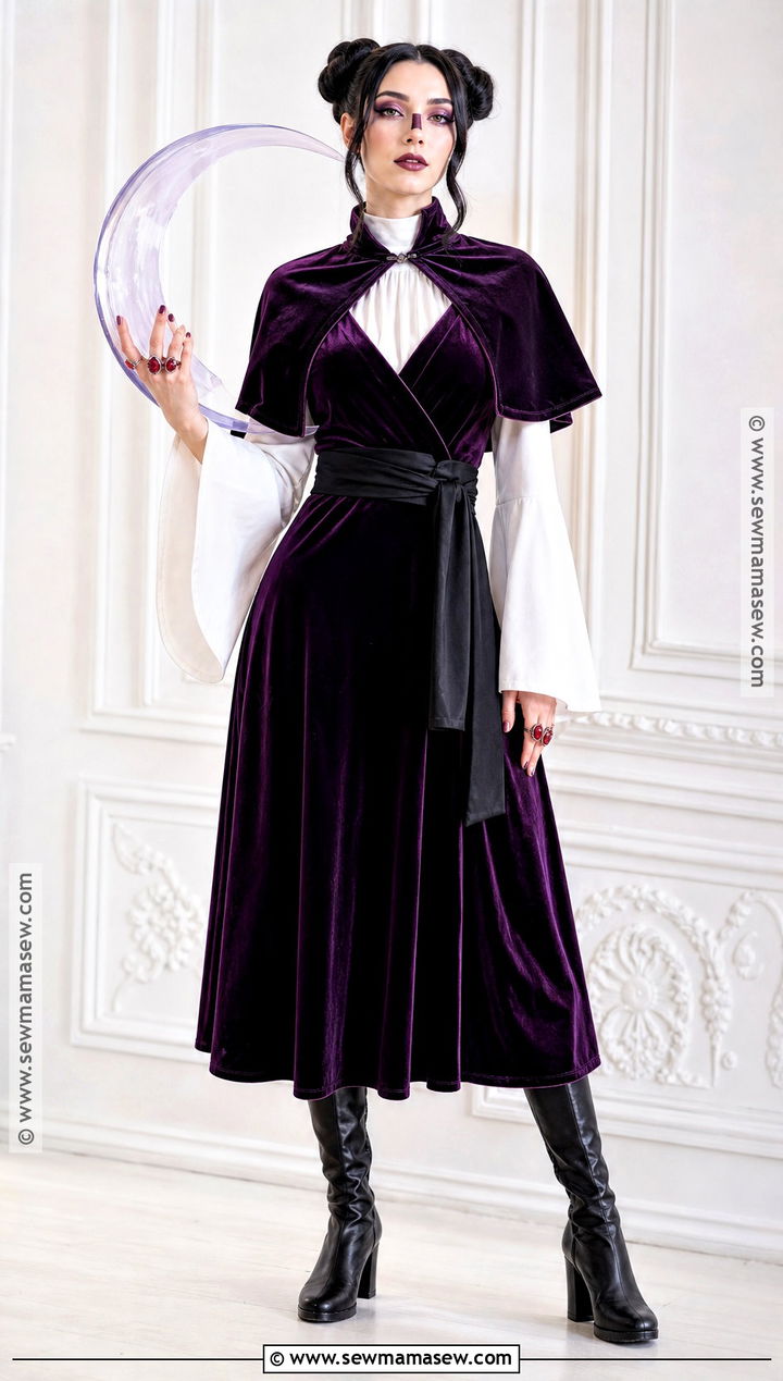 Glam Choso Cosplay With Velvet Dress - 35 Choso Cosplay Fem Ideas