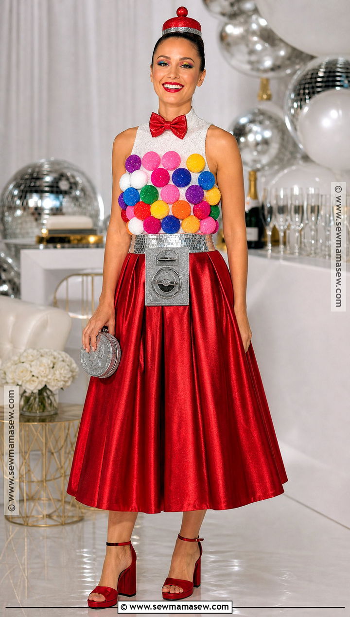 Glam Gumball Machine Costume - 35 gumball costume ideas