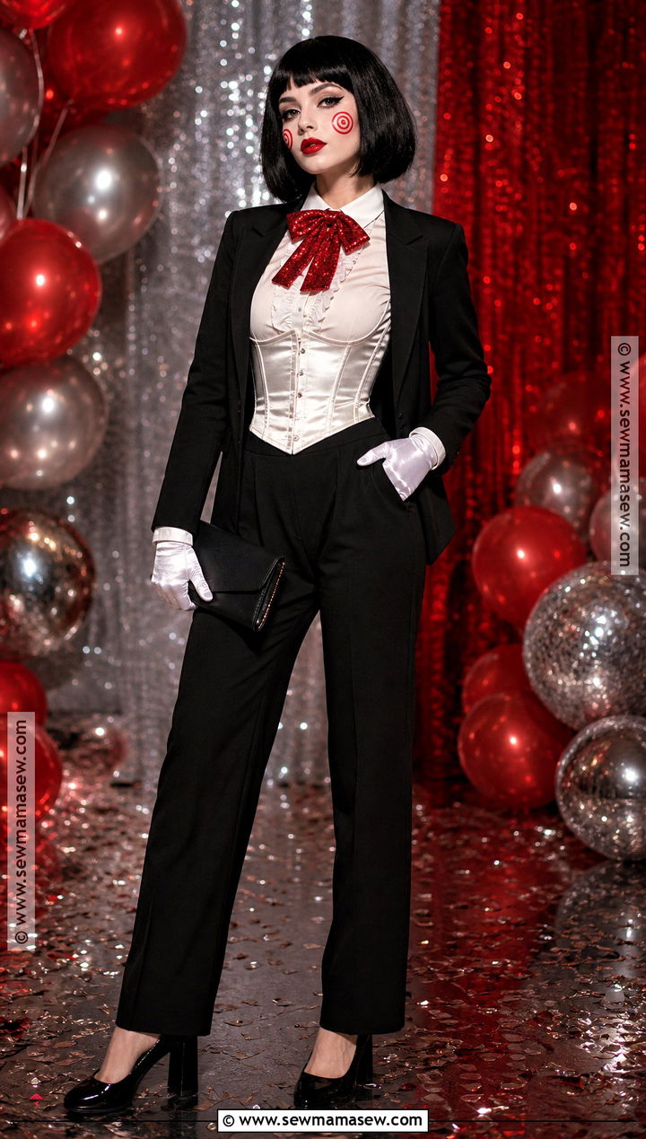 Glam Jigsaw Costume With Satin Corset - 40 jigsaw costume ideas for women
