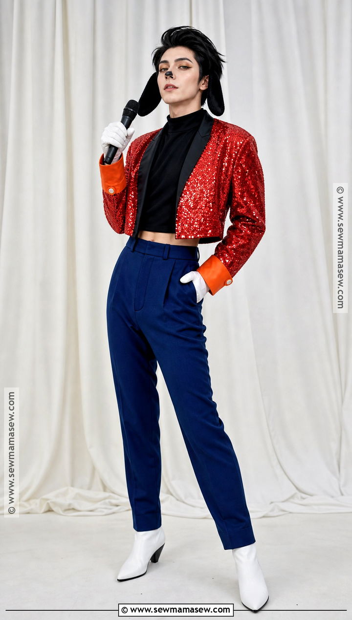 Glam Max Goof Costume With Sequin Jacket - 40 max goofy costume ideas