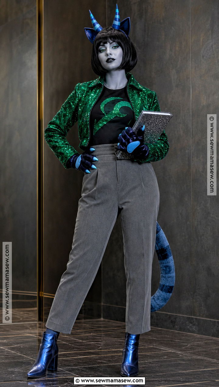 Glam Nepeta Cosplay With Sequin Jacket - 30 Nepeta Cosplay Ideas