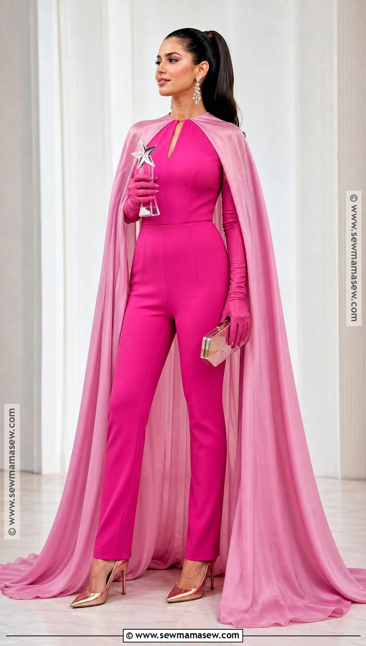 Glam Pink Cape Barbie Costume - 35 barbie costumes
