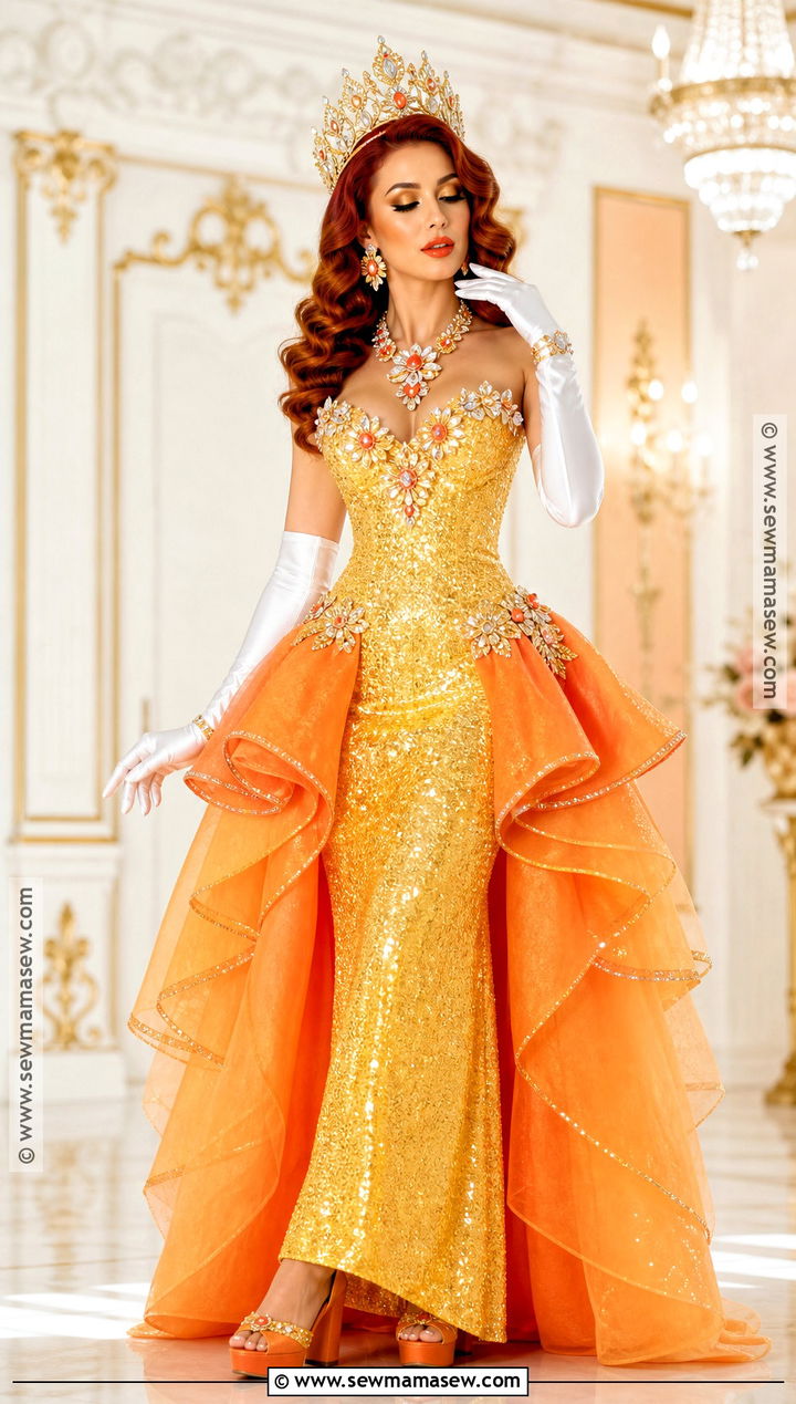 Glam Princess Daisy Costume - 30 daisy mario costume ideas