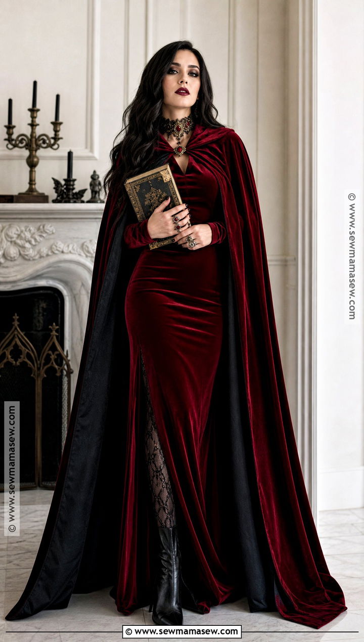 Glam Red Vampire Costume - 30 Red Costume Ideas for Women