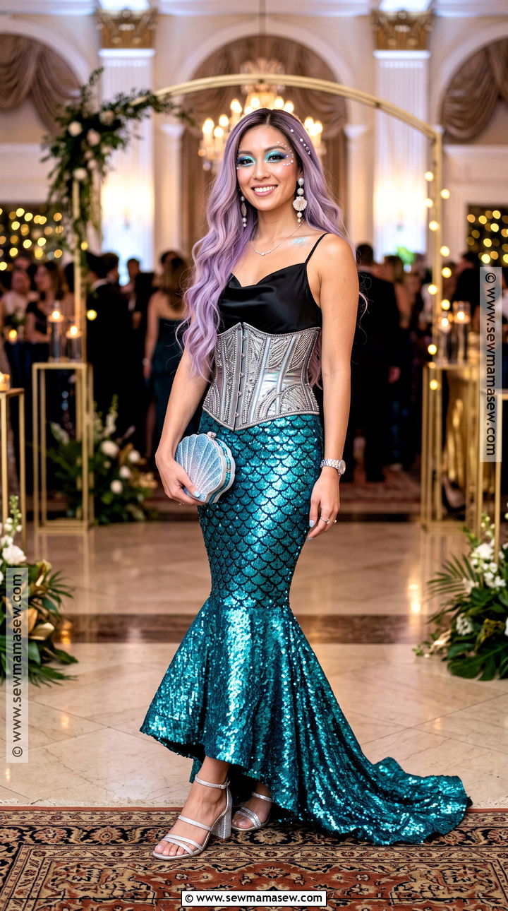Glam Sequin Mermaid Costume - 35 Mermaid Costumes