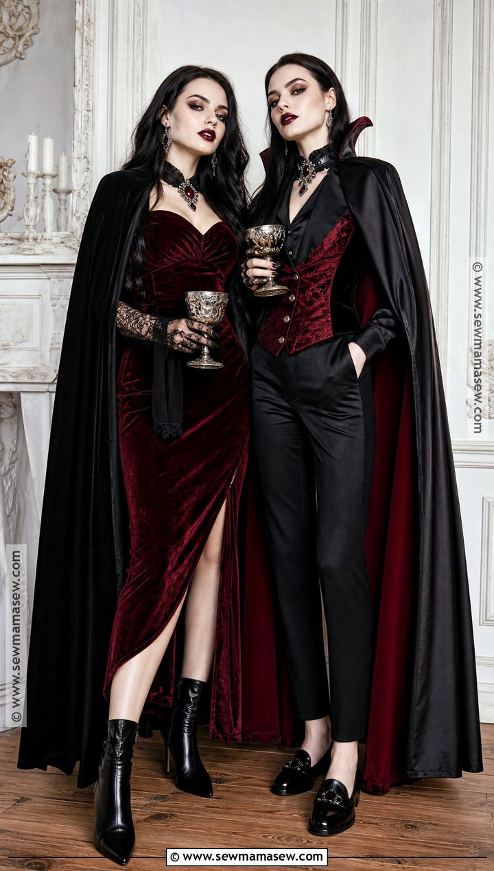 Glam Vampire Bestie Costume - 40 bestie costume ideas