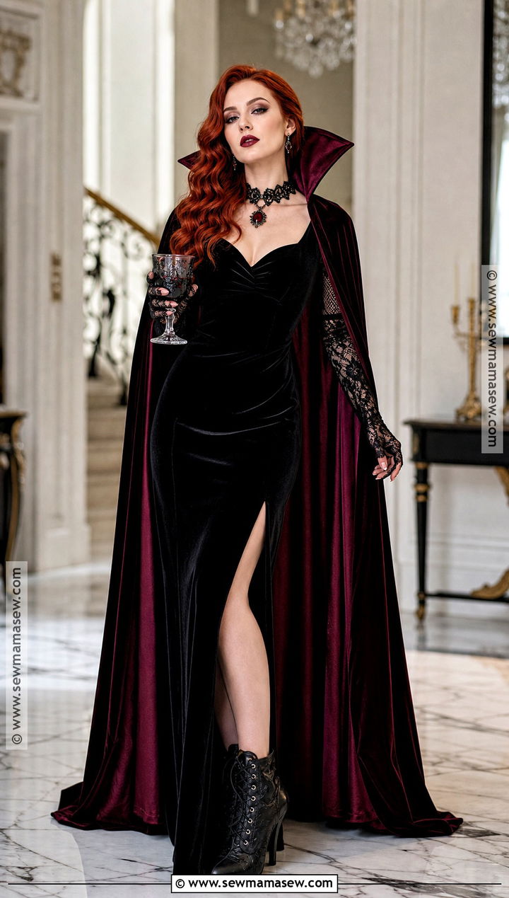 Glam Vampire Costume - 30 halloween costumes for red hair