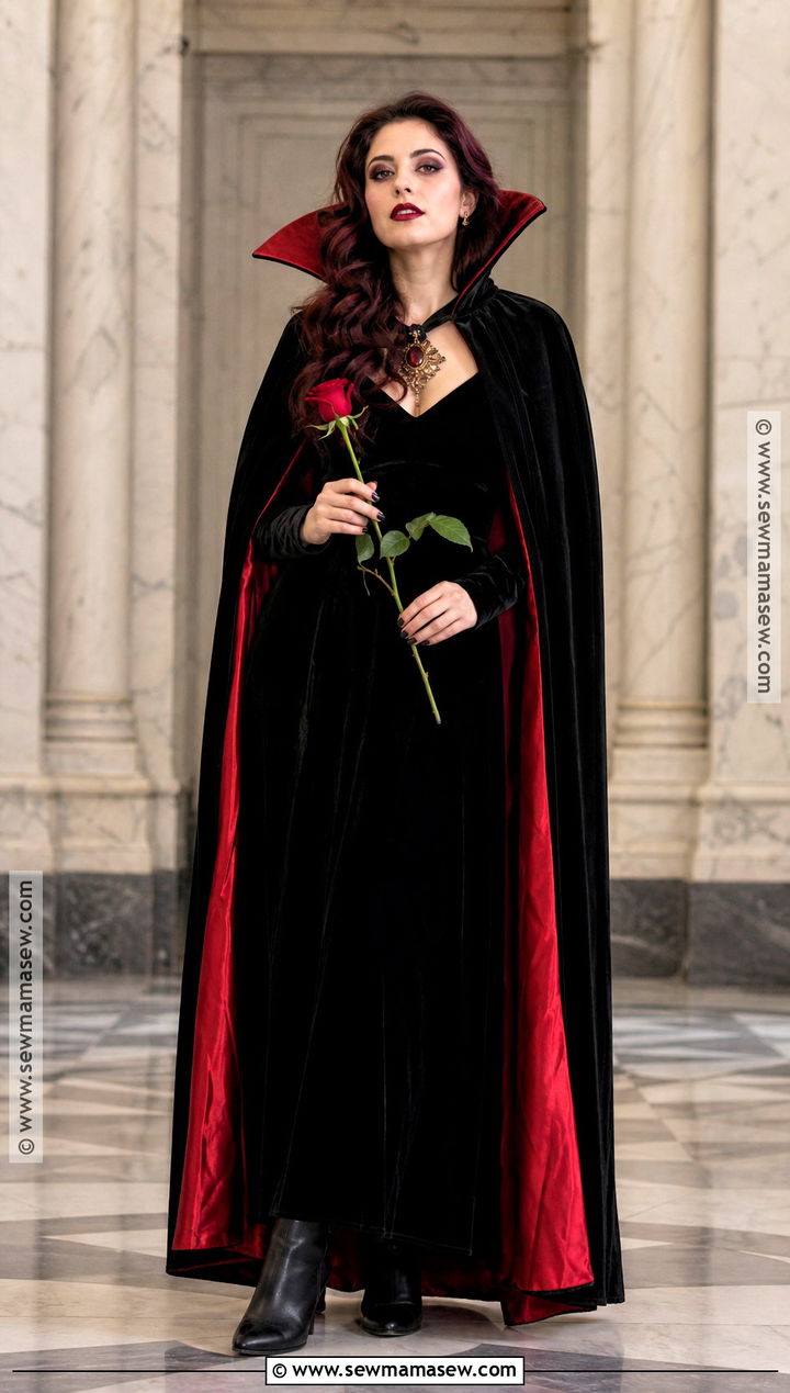 Glam Vampire Costume - 35 homemade costume ideas for women