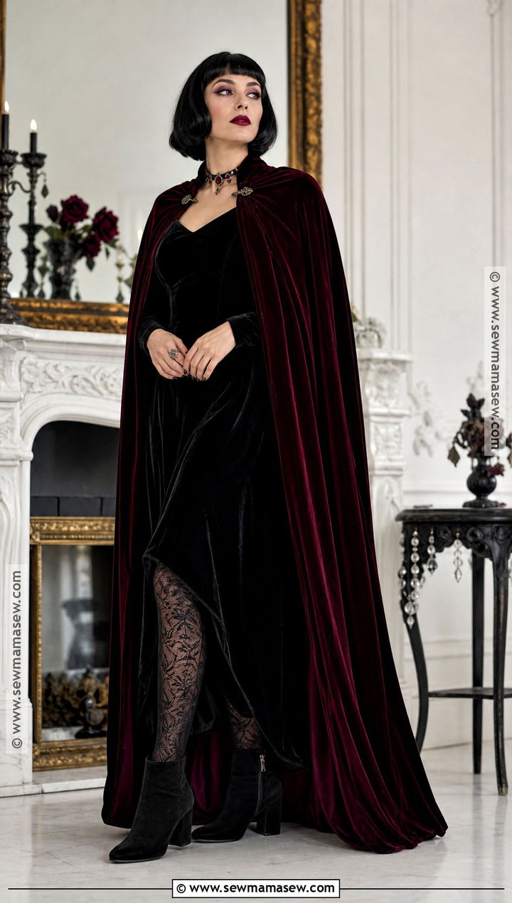 Glam Vampire Costume - 35 short hair halloween costumes for women
