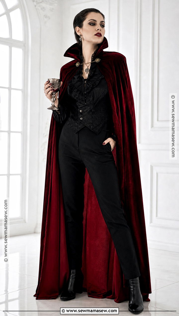 Glam Vampire Costume - 40 low effort halloween costume ideas