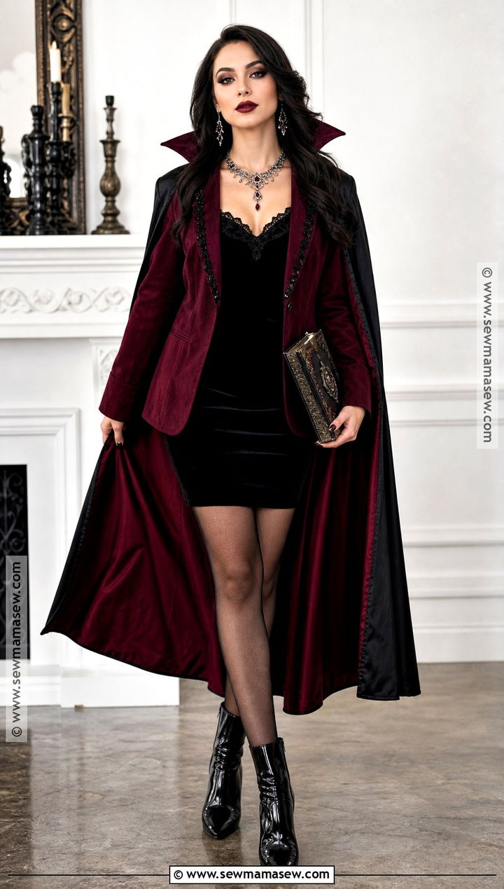 Glam Vampire Costume - 40 simple costumes